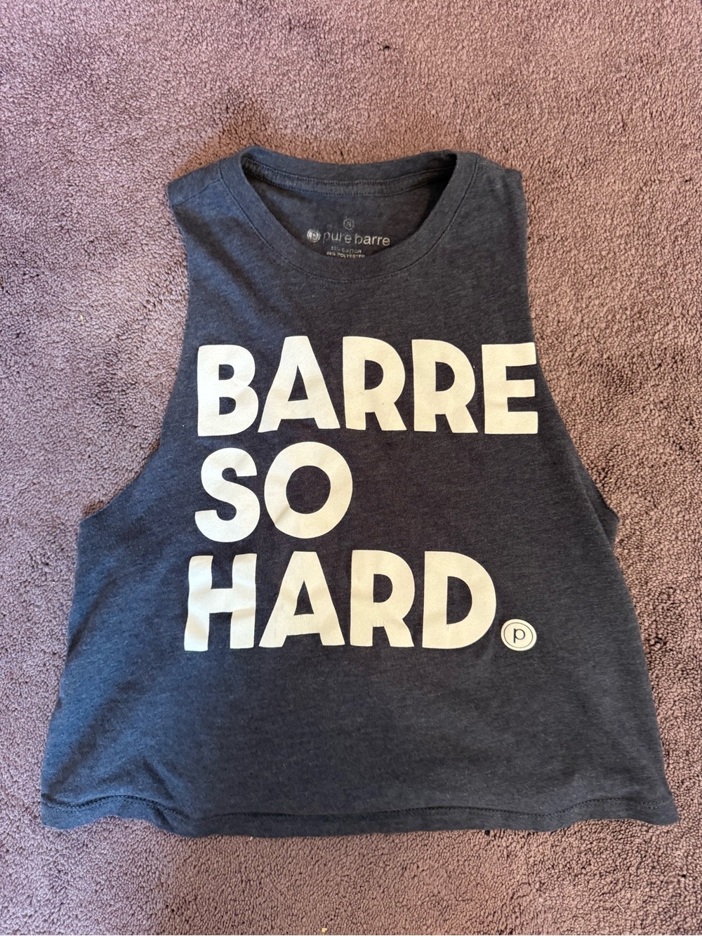 Pure Barre Racerback Tank - “Barre So Hard”